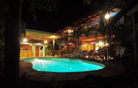 Beach House Nosara, Poolside At Night